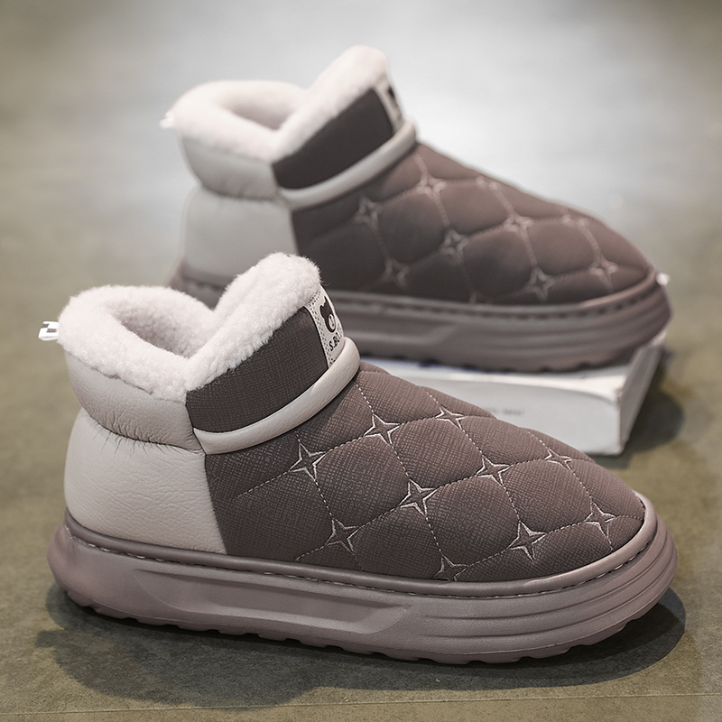 Men'S Shoes Comfortable Walking - Snow boots autumn winter new warm