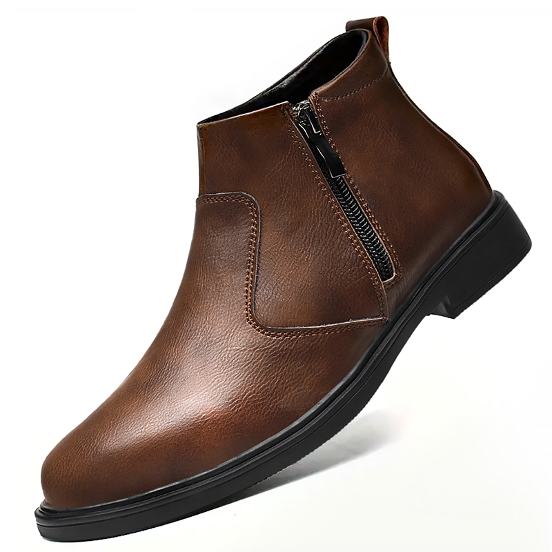Men'S Shoes Popular - Autumn and Winter New High-Top Leather