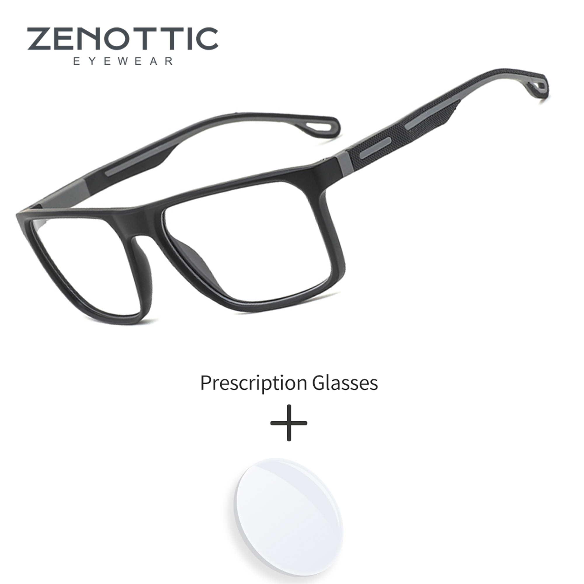 Men Shoes Zegna - ZENOTTIC Men Square Acetate Reading Glasses