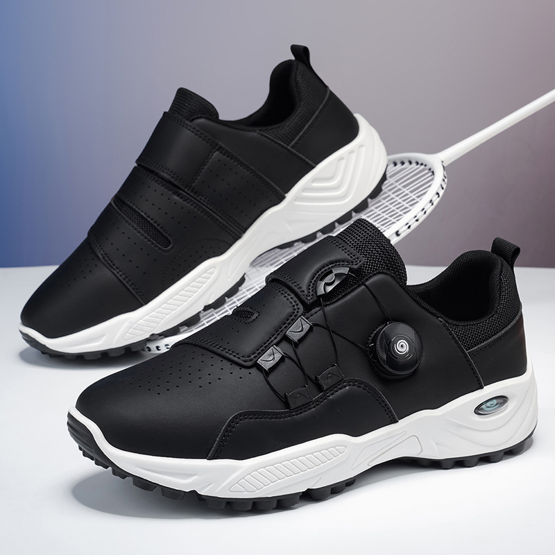 Men's Rotating Button Velcro T - Men Shoes Velcro 评论和价格