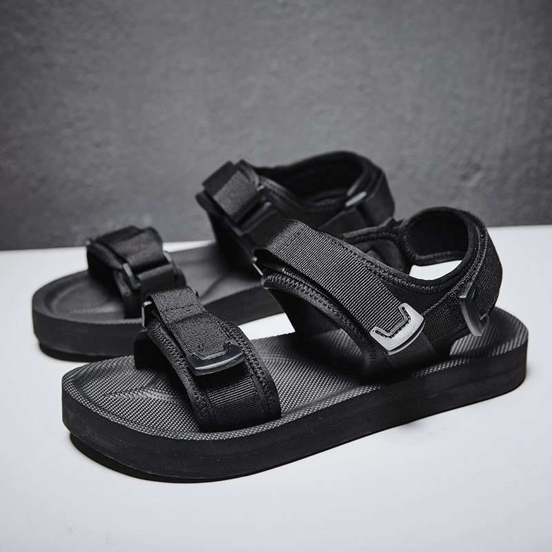 Adjustable Flat Sandals For Wi - Men Shoes Velcro 评论和价格