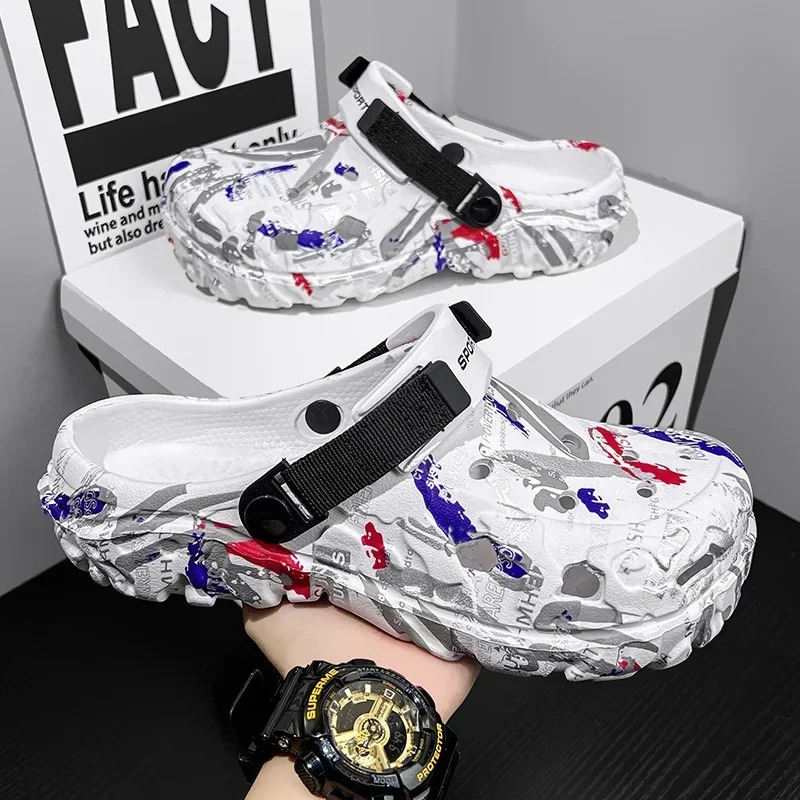 1Pair Plus Size 48 49 Men Brea - Men'S Shoes Crocs 评论和价格