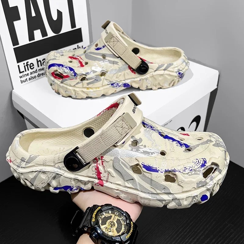 1Pair Plus Size 48 49 Men Brea - Men'S Shoes Crocs 评论和价格