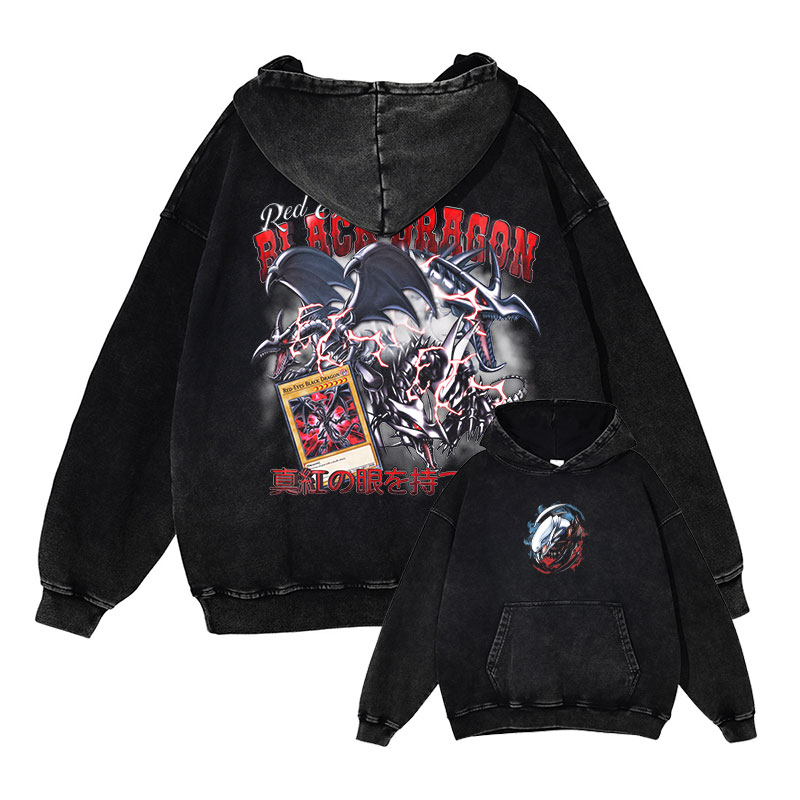 Yu Gi Oh Hoodies Blue Eyes Dra - Men Shoes Xxl 评论和价格