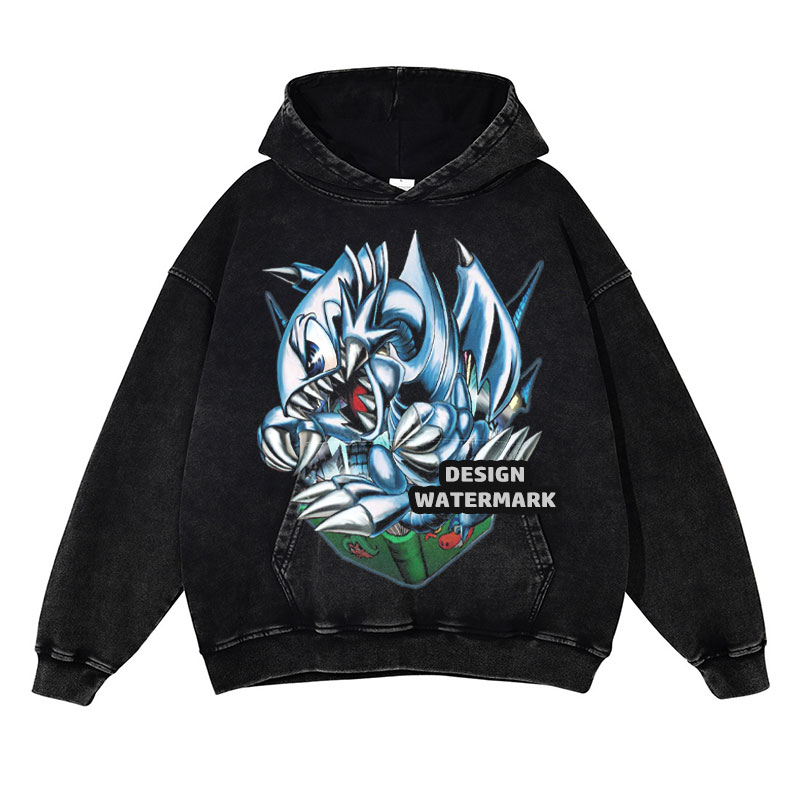 Yu Gi Oh Hoodies Blue Eyes Dra - Men Shoes Xxl 评论和价格