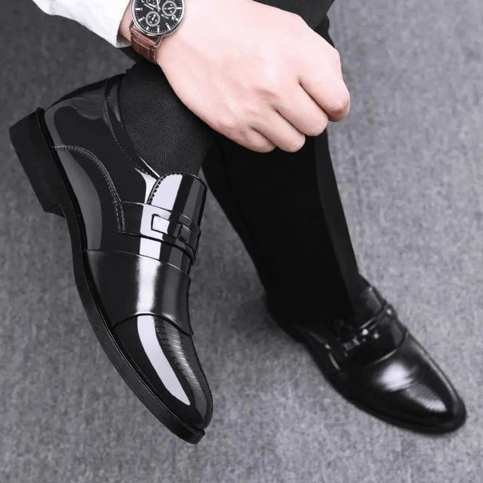 New men's formal leather Shoes - Men Shoes Boss 评论和价格