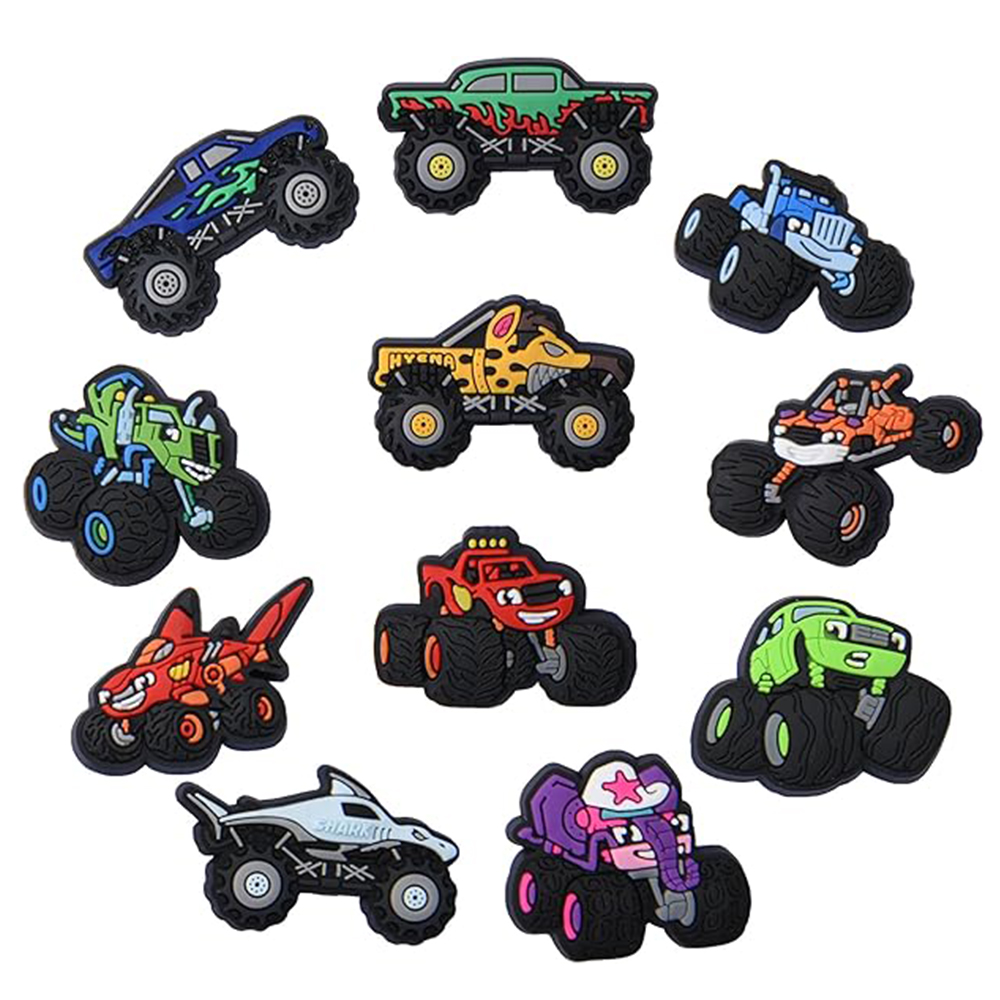 11Pcs Cars Cartoon Shoe Charms - Men'S Shoes Crocs 评论和价格