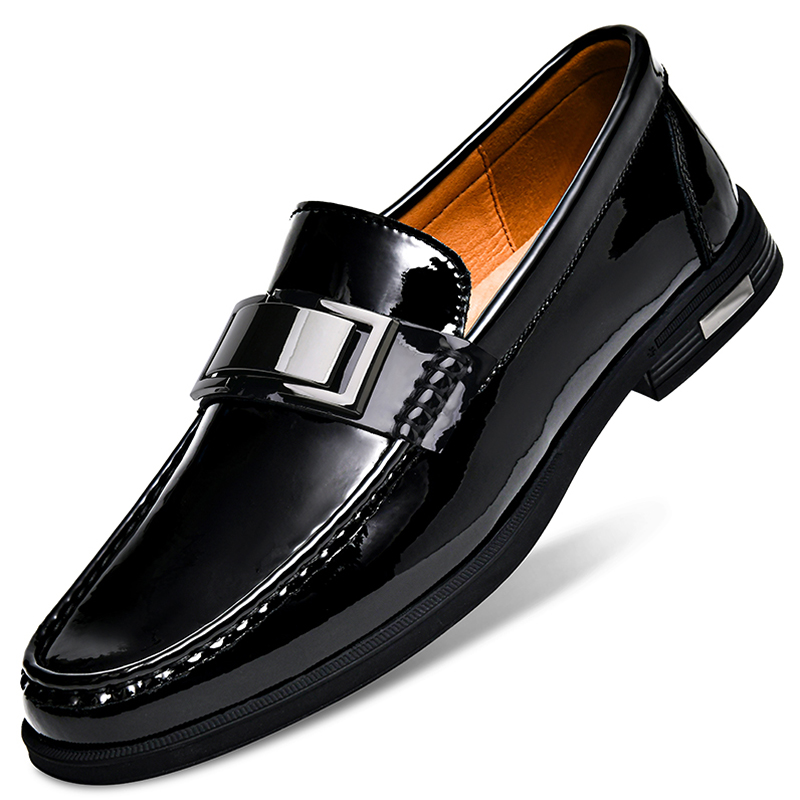 Premium Men's Patent Leather L - Men Shoes Boss 评论和价格