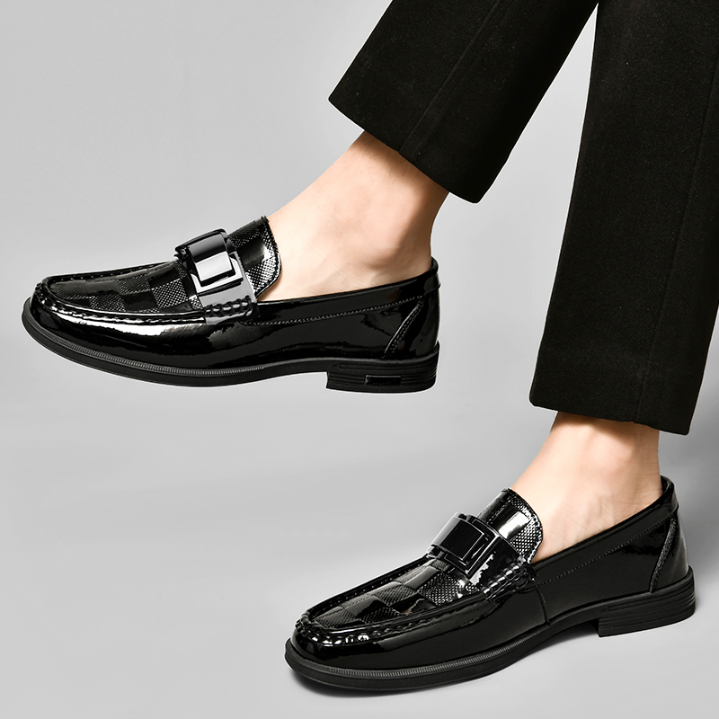 Premium Men's Patent Leather L - Men Shoes Boss 评论和价格