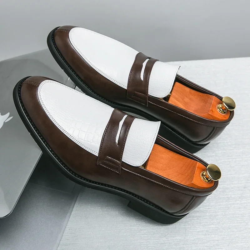 Men Black White Penny Loafers  - Men Shoes Boss 评论和价格
