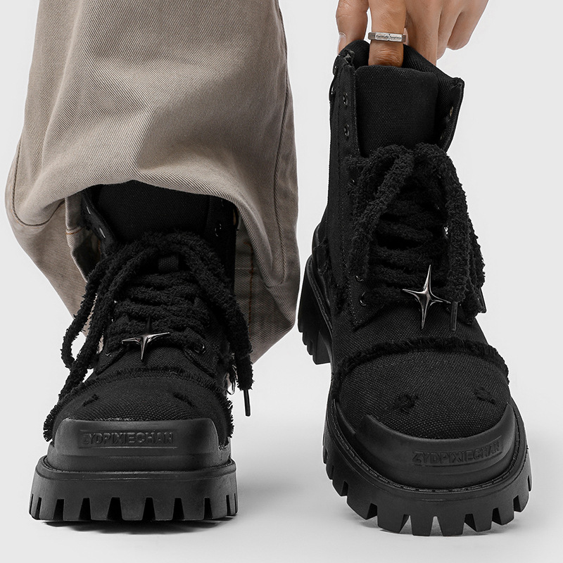 Men's High Top Platform Boots  - Men Shoes Office 评论和价格