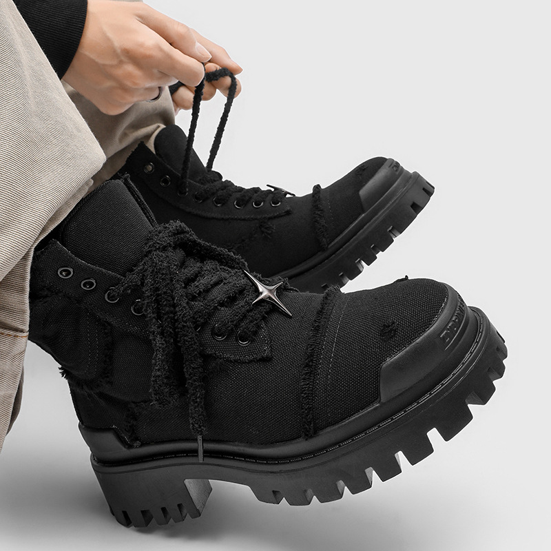 Men's High Top Platform Boots  - Men Shoes Office 评论和价格