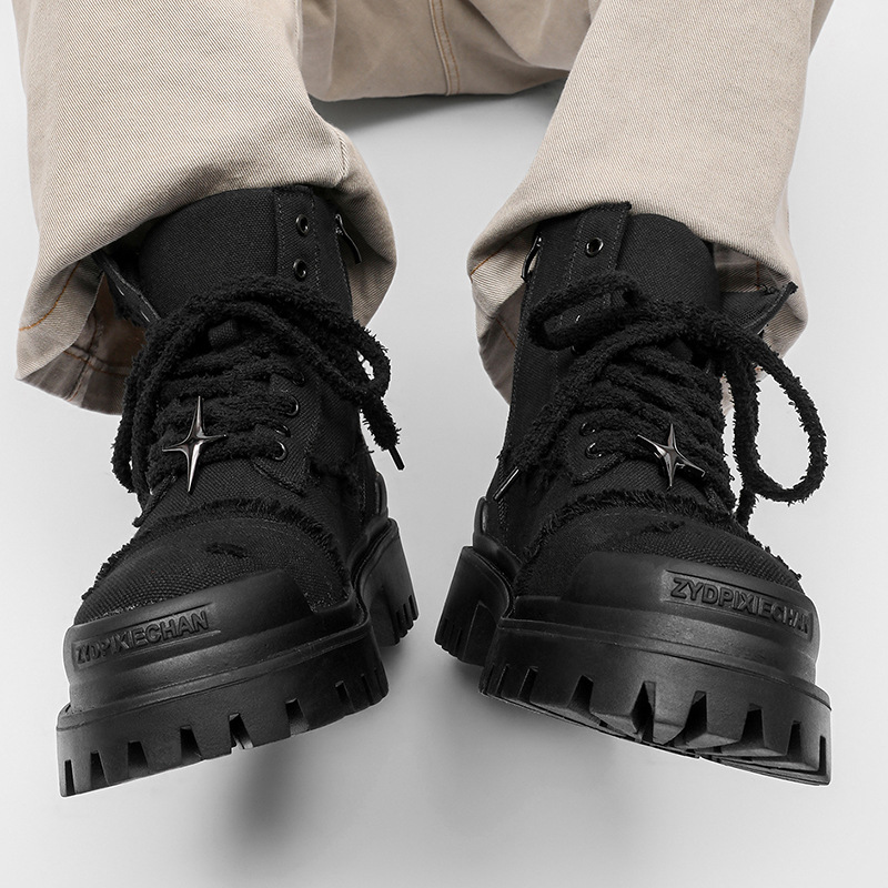 Men's High Top Platform Boots  - Men Shoes Office 评论和价格