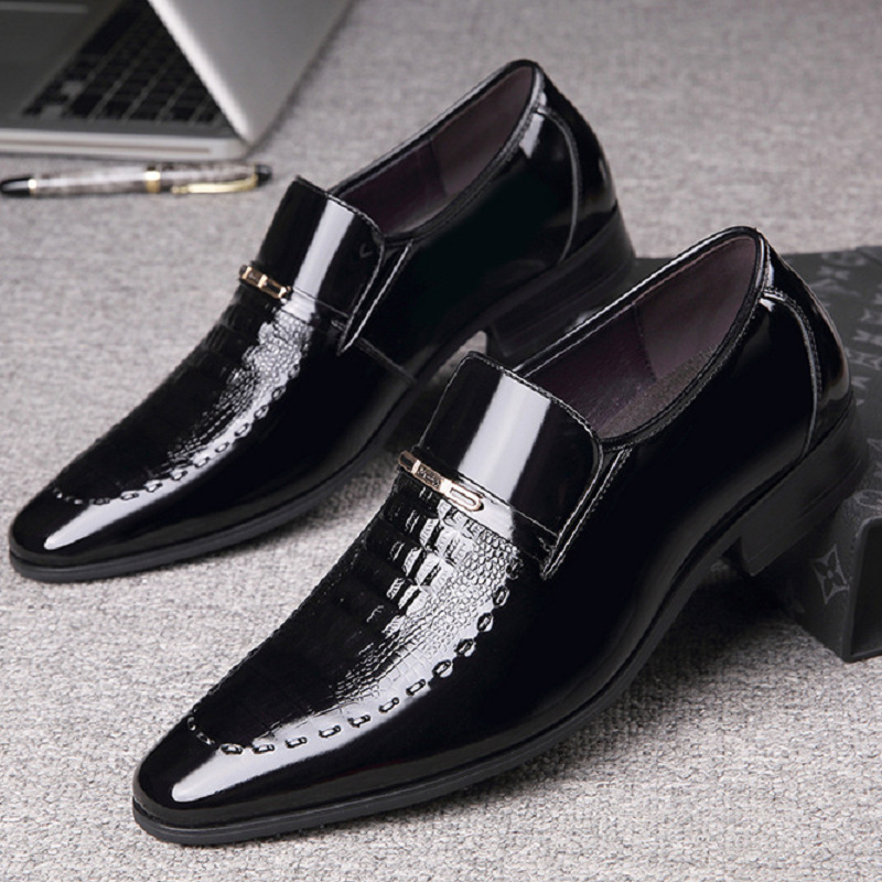 Men Leather Shoes Patent Leath - Men Shoes Boss 评论和价格