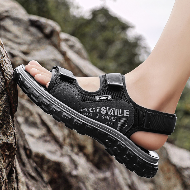 Men's 2026 New Summer Sandals, - Men Shoes Velcro 评论和价格