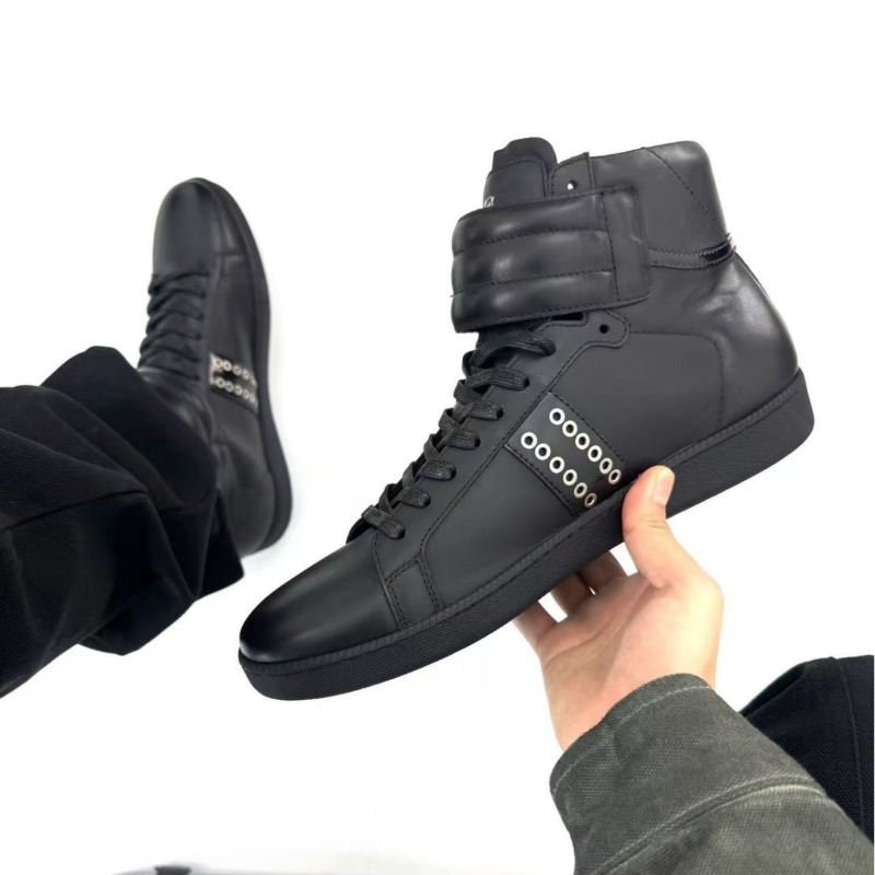 Men Genuine Leather High‑top S - Men Shoes White Colour 评论和价格