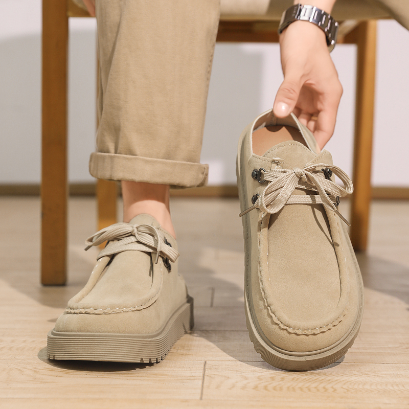Platform Mules Men Backless Lo - Boat Shoe Leather 评论和价格