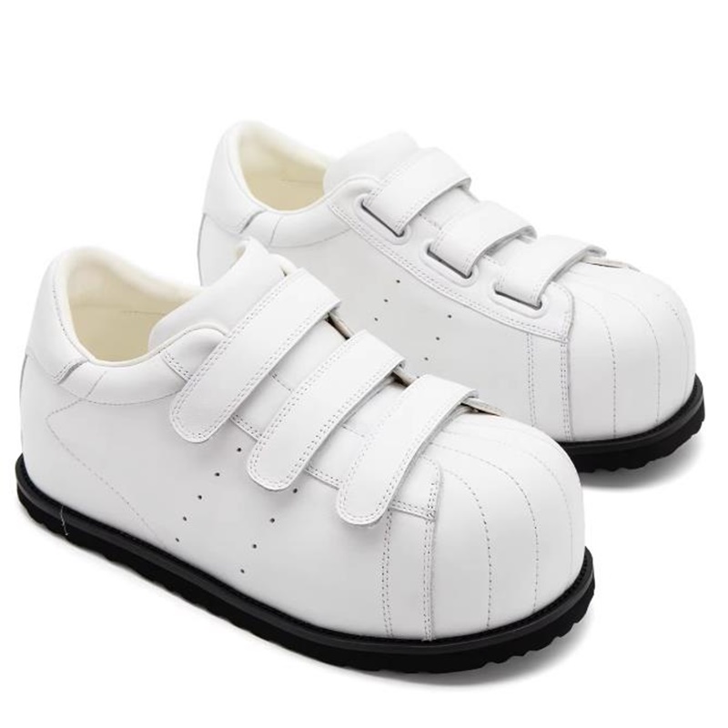 Full-leather Shell-toe Skate S - Men Shoes Velcro 评论和价格