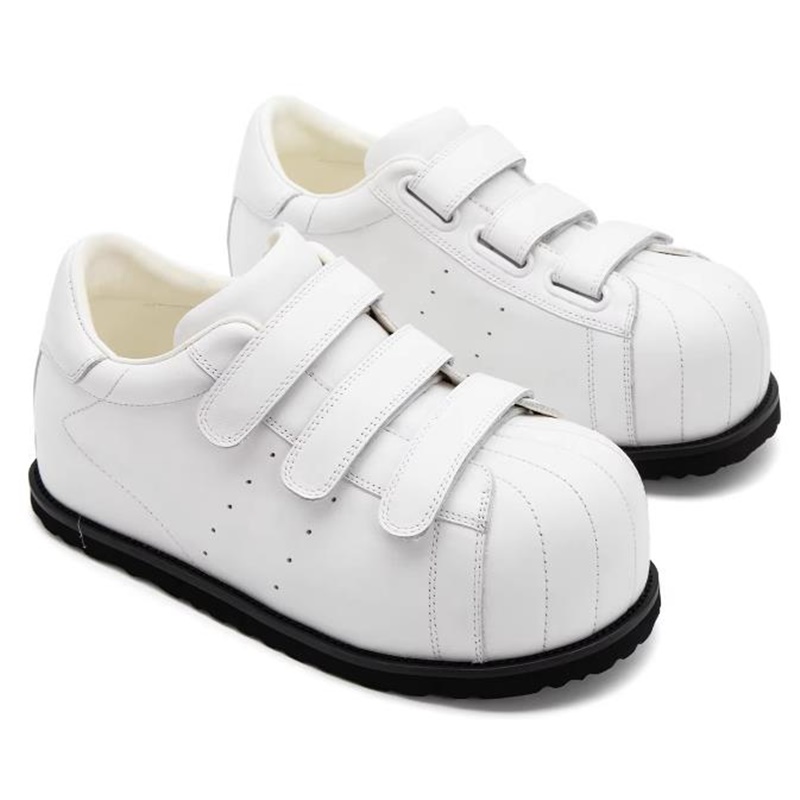 Full-leather Shell-toe Skate S - Men Shoes Velcro 评论和价格