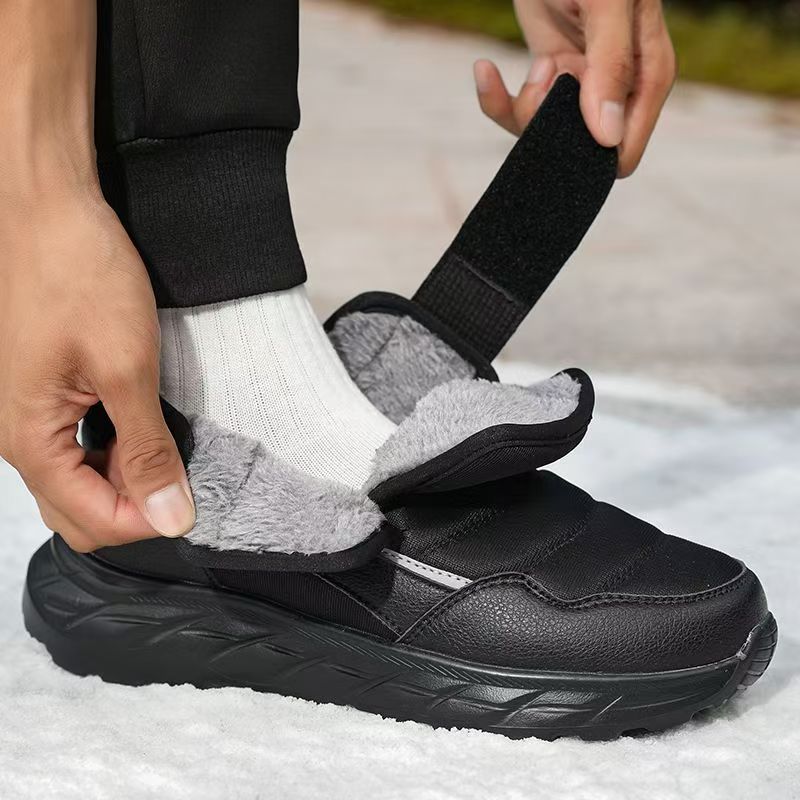 Men Winter New Big Size Velcro - Men Shoes Velcro 评论和价格