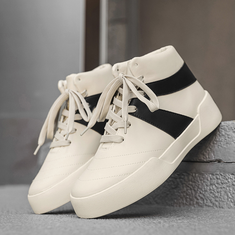 Fashion Light Aniti Slip High  - Men Shoes White Colour 评论和价格