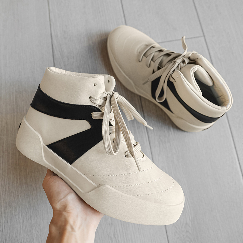 Fashion Light Aniti Slip High  - Men Shoes White Colour 评论和价格