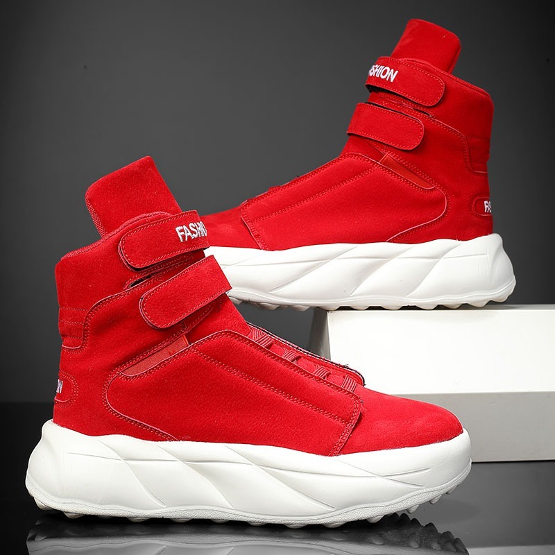 2026 Purple High Top Sneakers  - Men Shoes Velcro 评论和价格