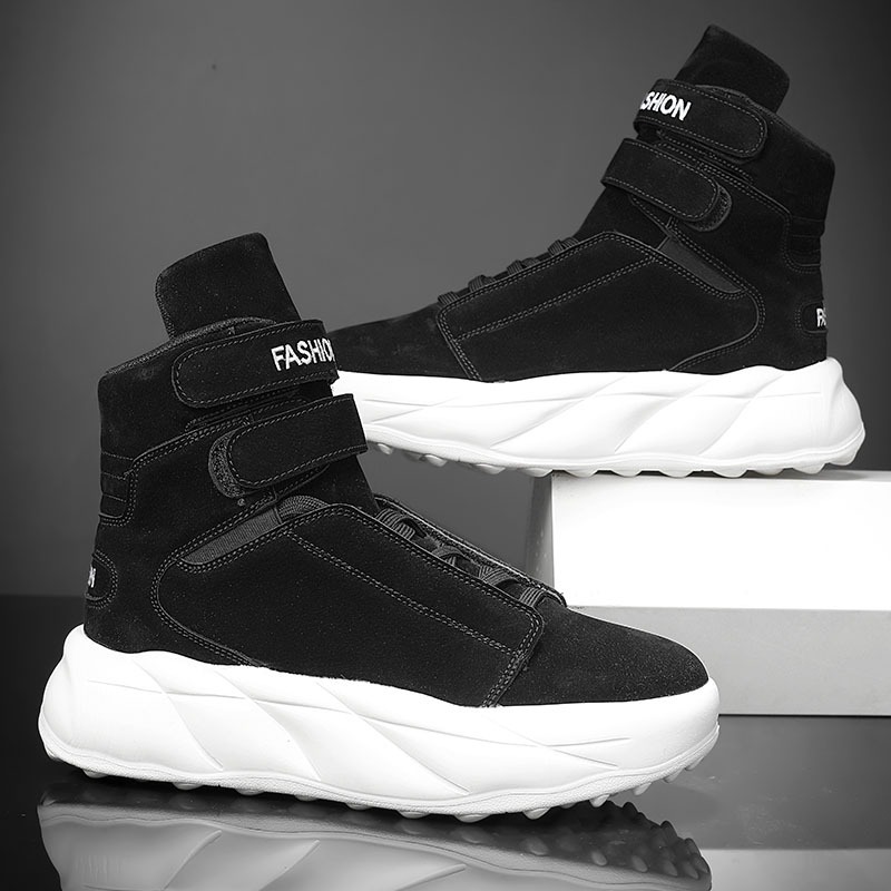 2026 Purple High Top Sneakers  - Men Shoes Velcro 评论和价格