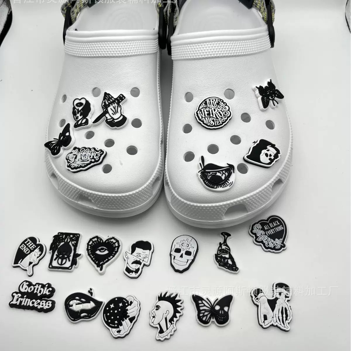23Pcs Horror Halloween Shoe Ch - Men'S Shoes Crocs 评论和价格