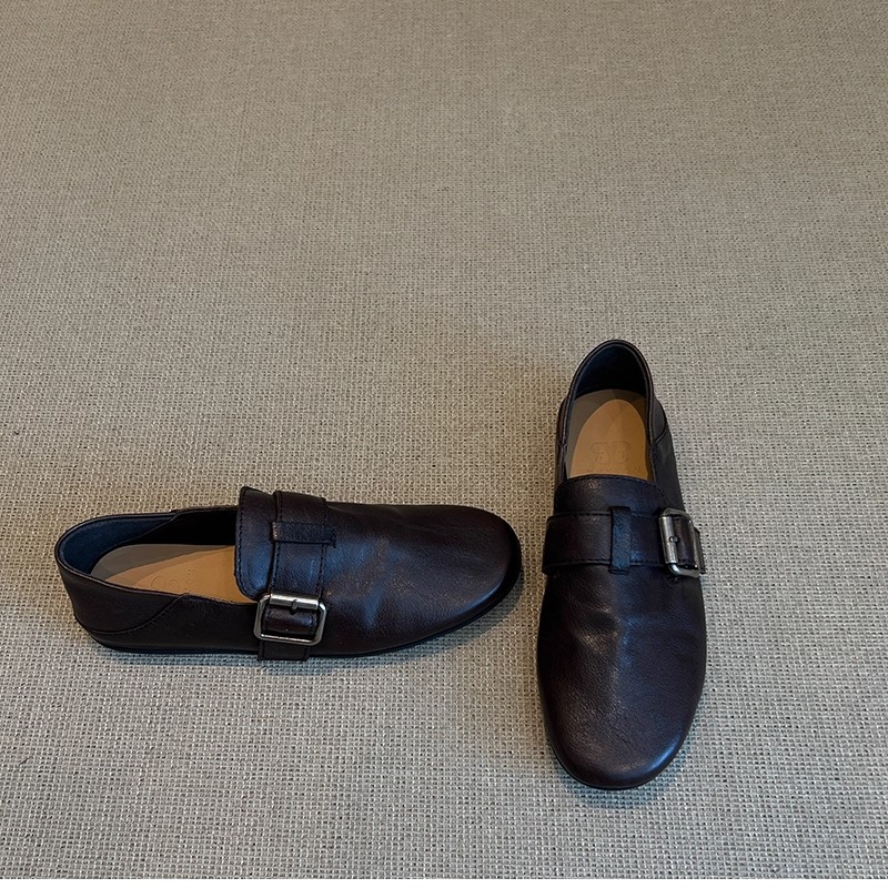 Women Shoes Flats Leather Snea - Boat Shoe Leather 评论和价格