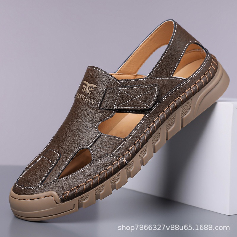 Hole shoes men's summer new ha - Men Shoes Velcro 评论和价格