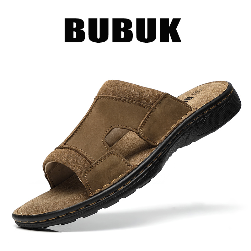 Bubuk Men's Outdoor Slip-On Le - Men Shoes Velcro 评论和价格