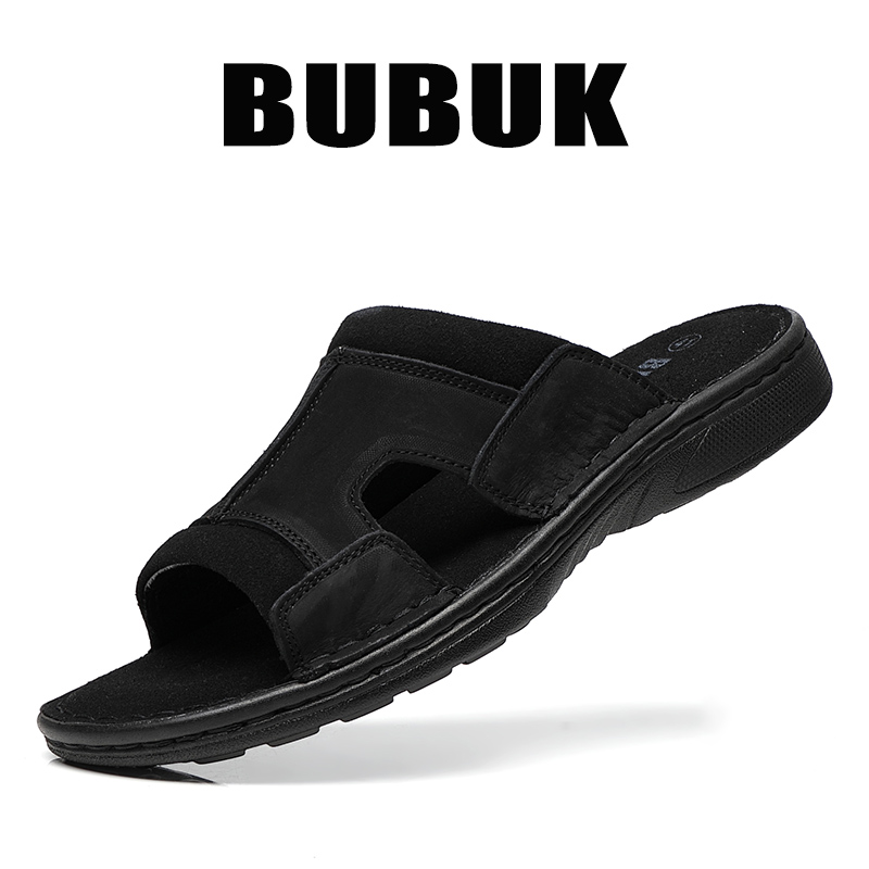 Bubuk Men's Outdoor Slip-On Le - Men Shoes Velcro 评论和价格