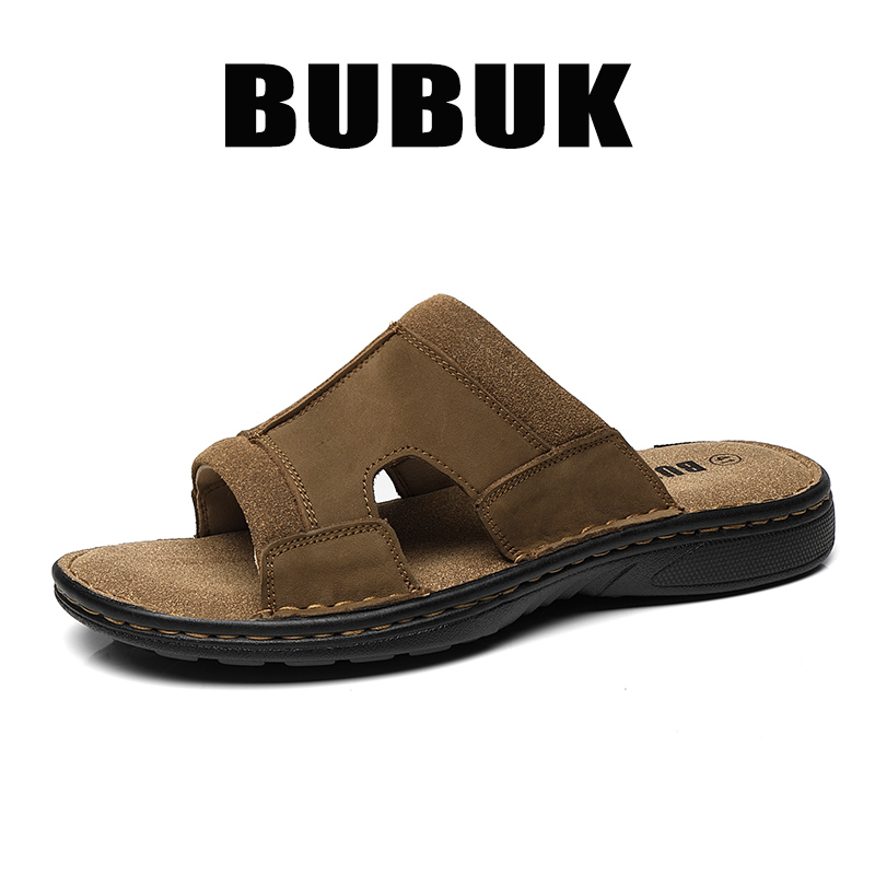 Bubuk Men's Outdoor Slip-On Le - Men Shoes Velcro 评论和价格