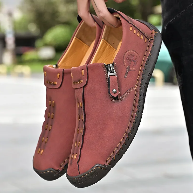 Handmade Leather Men Shoes Cas - Men'S Shoes Clearance Sale 评论和价格