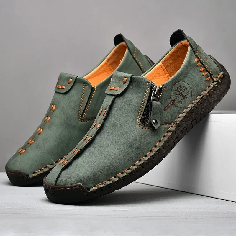 Handmade Leather Men Shoes Cas - Men'S Shoes Clearance Sale 评论和价格