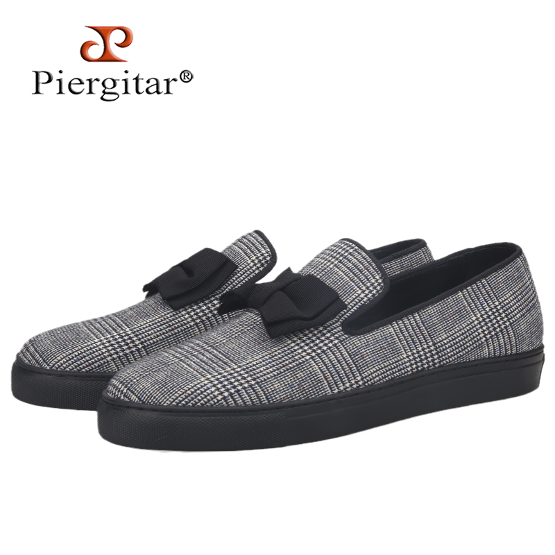 Piergitar Welsh Plaid Fabric O - Boat Shoe Leather 评论和价格