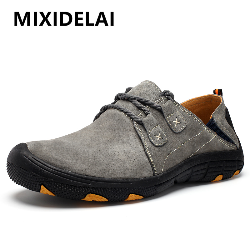 New Men's Casual Shoes Plus Si - Boat Shoe Leather 评论和价格
