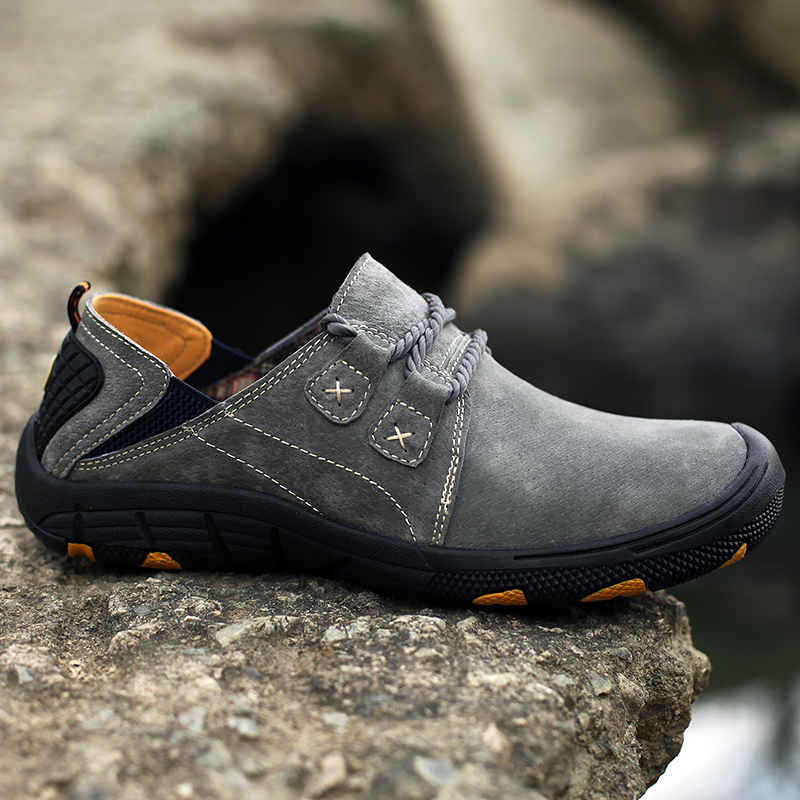 New Men's Casual Shoes Plus Si - Boat Shoe Leather 评论和价格