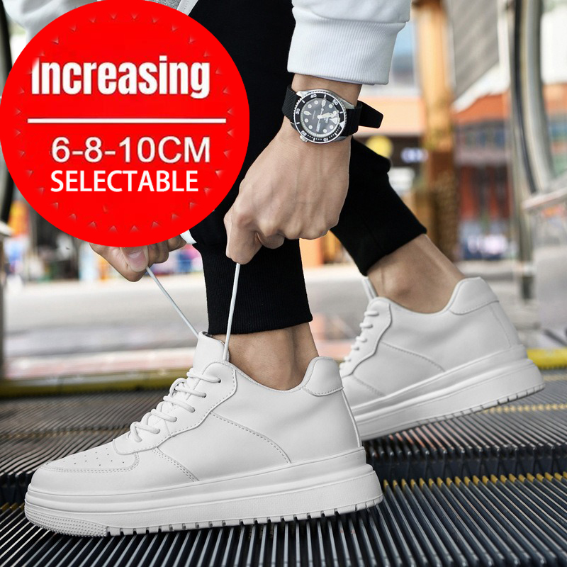 Sneakers Man Elevator Shoes He - Men Shoes White Colour 评论和价格