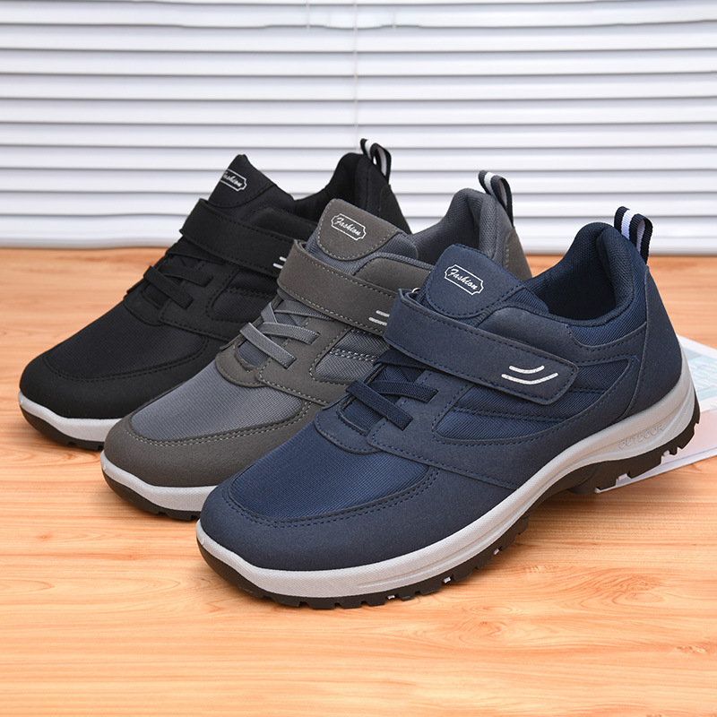 New Men's Spring Casual Sports - Men Shoes Velcro 评论和价格