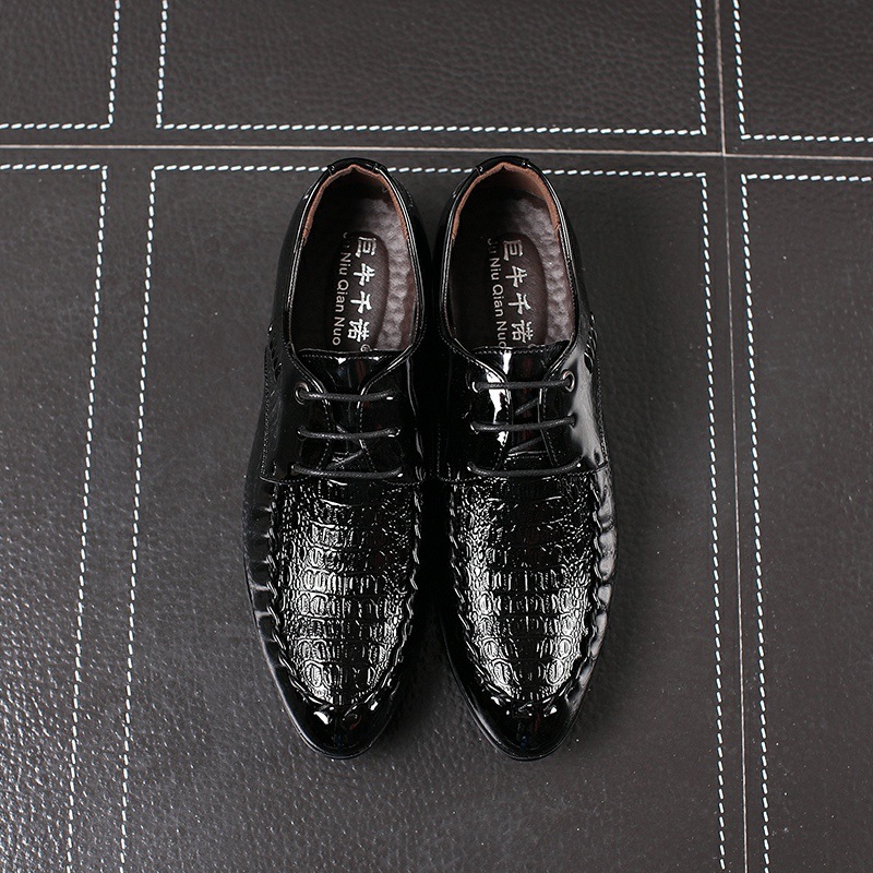 Men's  Dress Leather Shoes Lac - Men Shoes Boss 评论和价格