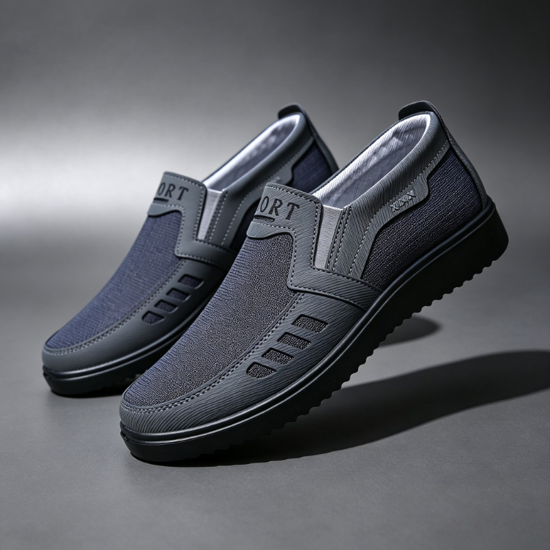 Men Slip‑On Canvas Loafers Bre - Men'S Shoes Comfortable Walking 评论和价格