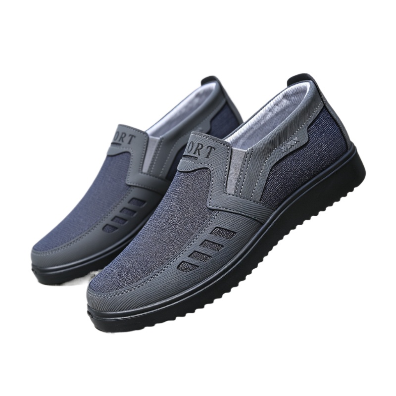 Men Slip‑On Canvas Loafers Bre - Men'S Shoes Comfortable Walking 评论和价格